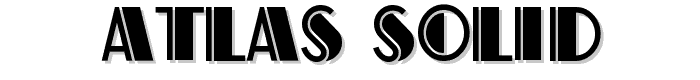 Atlas Solid font